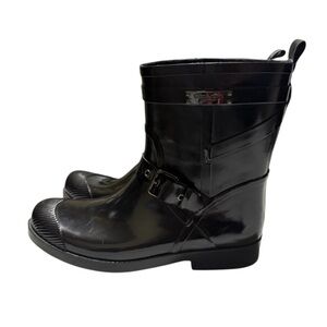 Coach Lester mid-calf rubber rain boots size 8